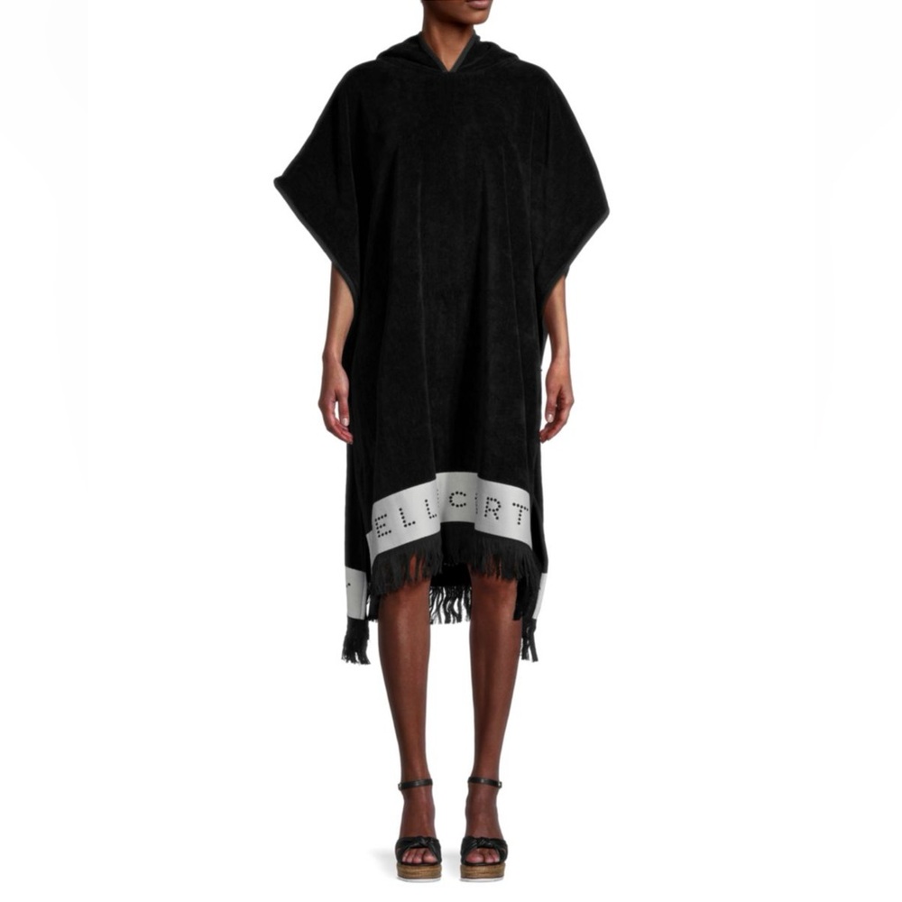 Stella McCartney***Terry Velour Cotton Hooded Poncho***One size $450